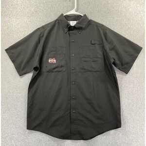 Mississippi State University Bulldogs Fishing Shirt Polo Size Medium Pro Edge